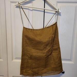 BNWT Banana Republic top color mustard size L -
